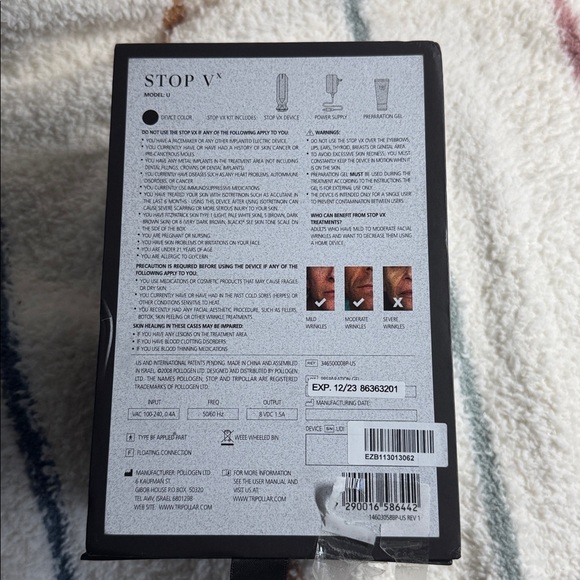 TriPollar STOP Vx Facial Renewal, Reshaping & Rejuvenation Device, NWT - Picture 10 of 12